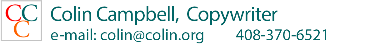 colin campbell copywriter logo